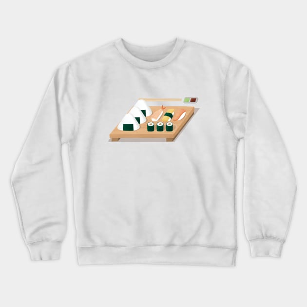 Sushi Meal Crewneck Sweatshirt by awesomesaucebysandy